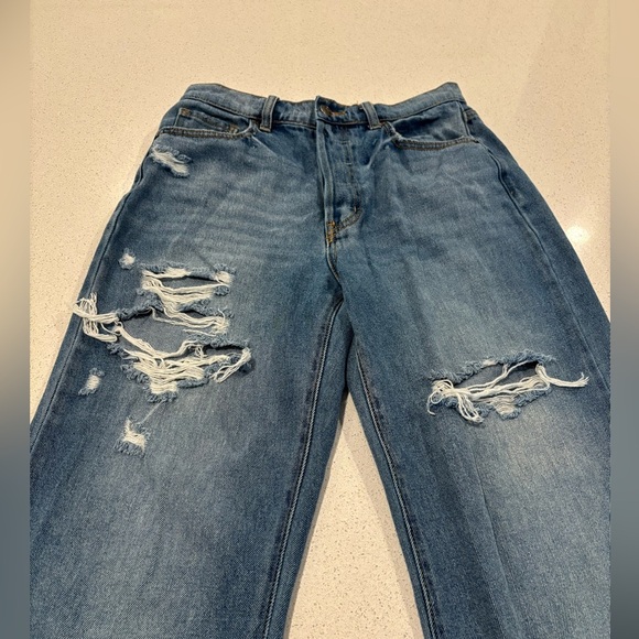 Cello Distressed Denim Jeans, Size 7 - Picture 4 of 8